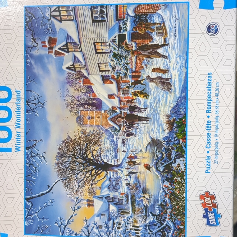 1000 piece puzzle Winter Wonderland